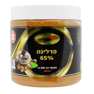 מחית פרלינה קראנץ' 65% פרווה 500 גרם