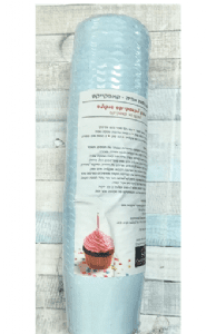 מנג'טים קאפקייקס קרטון תכלת מיני 40 יח' 6*5