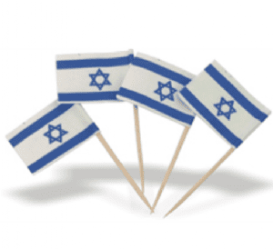 קיסמים לקישוט- דגל ישראל