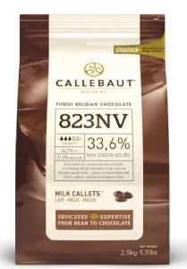 CALLEBAUT 33.6% חלב- 10 ק"ג