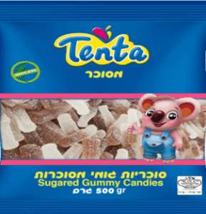 סוכריות גומי קולה - נחשים 500 גרם - ללא גלוטן