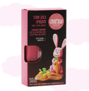 עלמה בצק סוכר וורוד- 150 גרם