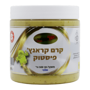 קרם פיסטוק קראנץ' חלבי 500 גרם