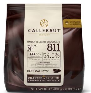 CALLEBAUT שוקולד קליבו 54.5% מריר 1 ק"ג אריזה מקורית