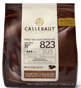 CALLEBAUT שוקולד קליבו חלב 1 ק"ג - אריזה מקורית