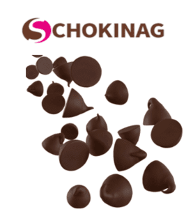 SCHOKINAG - שוקולד צ'יפס מריר 43% -44% 1ק"ג - מוצר בשקילה