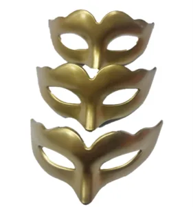 מסכות קטנות זהב 3 יחידות